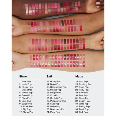 2 - Clinique Pop Longwear Lipstick 3,9 g Nude Pop Shine