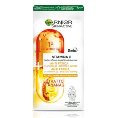 1 - Garnier SkinActive Maschera in Tessuto Ampolla Anti Fatica