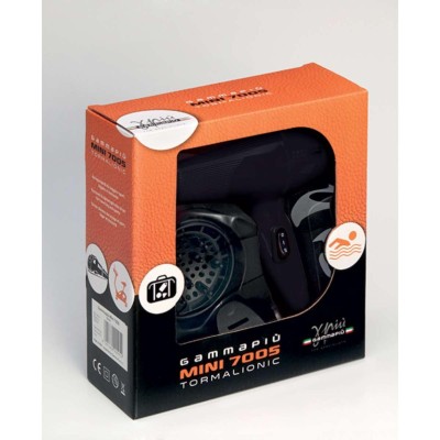 2 - Gamma Più Mini 7005 asciuga capelli 1000 W Nero