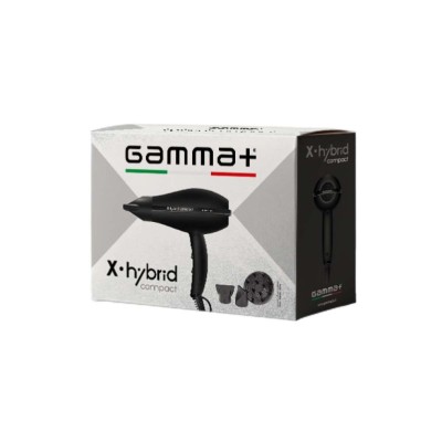 1 - Gamma Più X-Hybrid Compact asciuga capelli Nero