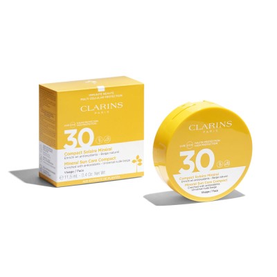 1 - Clarins Compact Solaire Minéral UVA/UVB 30
