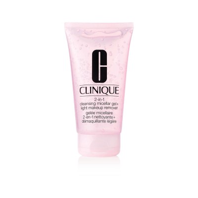 1 - Clinique 2-in-1 Cleansing Micellar Gel + Light Makeup Remover, 200ml