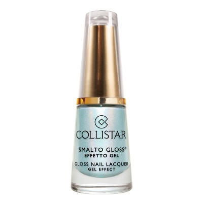 1 - Collistar Gloss Nail Lacquer Gel Effect Sorbetto Anice nail polish 6 ml Blue Metallic