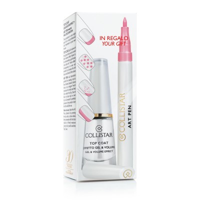 1 - Collistar Top Coat Effeto Gel & Art Pen Rosa