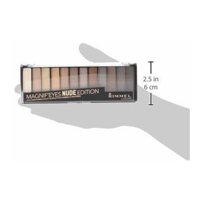1 - Rimmel Magnif’Eyes Shadow Palette, 001 Nude Edition