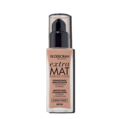 1 - Deborah Milano Extra Mat Perfection Foundation 04 Apricot 30 ml