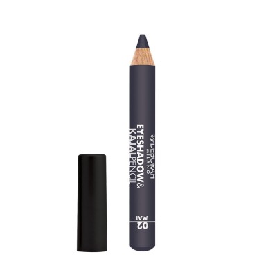 1 - Deborah Milano Eyeshadow&Kajal Pencil 02 Grey Finish Mat 2g
