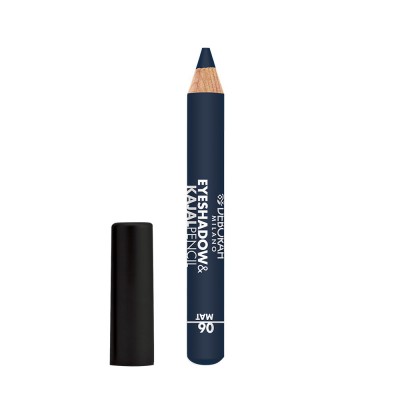 1 - Deborah Milano Eyeshadow&Kajal Pencil 06 Blue Finish Mat 2g