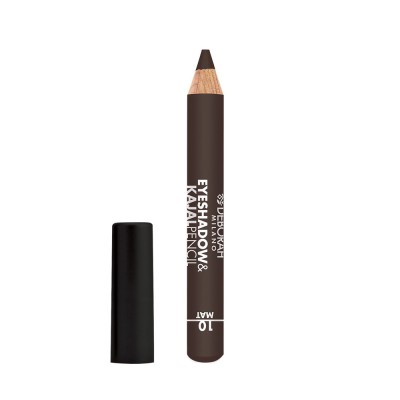 1 - Deborah Milano Eyeshadow&Kajal Pencil 10 Brown Finish Mat 2g