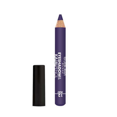 1 - Deborah Milano Eyeshadow&Kajal Pencil 12 Violet Finish Mat 2g
