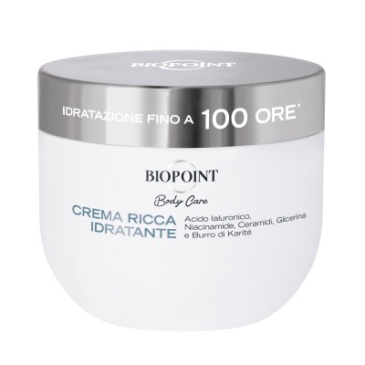 1 - Biopoint Crema Corpo Ricca Idratante 400ml