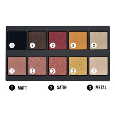 1 - PUPA Milano Make Up Stories Palette 002 Hot Flame