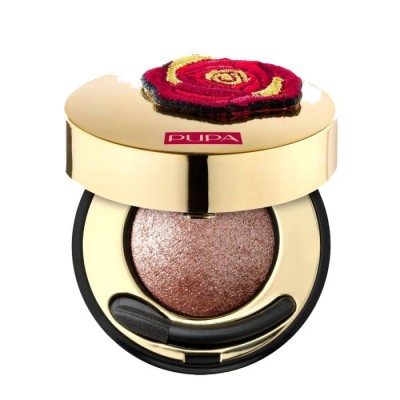 1 - PUPA Milano Rock & Rose 3D Eyeshadow 002 Irriverent Bronze 1.6g