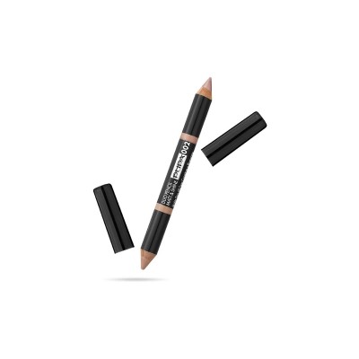 1 - PUPA Milano Duo Pencil Matt & Shine eye concealer makeup 4.2 g 002 Matt & Shine Rose