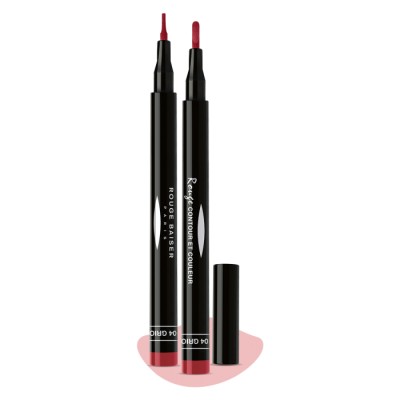 1 - Rouge Baiser Rouge Contour Et Couleur Griotte 04