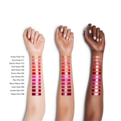 1 - Shiseido LacquerInk LipShine 304 Techno Red 6 ml