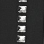 1 - Yves Saint Laurent Rebel Nail Jewel Crystal Studs stickers per le unghie Nero