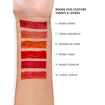 1 - Yves Saint Laurent Rouge Pur Couture Vernis À Lèvres lucidalabbra 6 ml 8 Orange de Chine