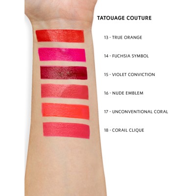 1 - Yves Saint Laurent Tatouage Couture Matte Stain, 13 True Orange, 6ml