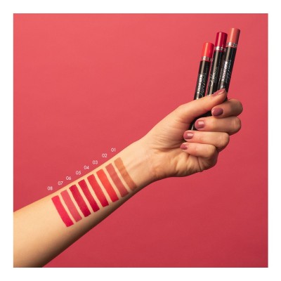 1 - Deborah Milano 24ore Velvet Mat Lipstick 06 Bordeaux 1.66g