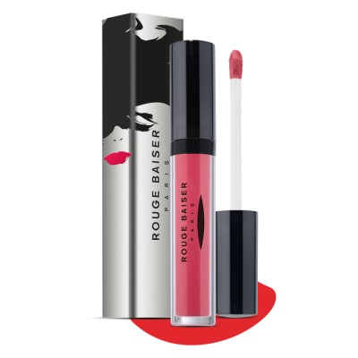 1 - Rouge Baiser Laque à Lèvres Évidemment Vinyle 704 Rose Drage'e 4.2ml