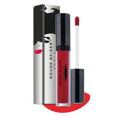 1 - Rouge Baiser Laque à Lèvres Évidemment Vinyle 711 Rouge Profond 4.2ml