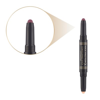 1 - Max Factor Contouring Stick, 004 Pink Sand & Burgundy