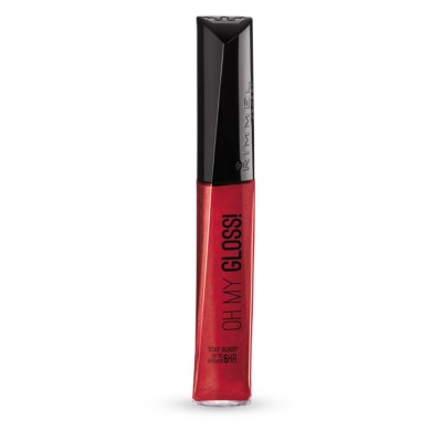 1 - Rimmel Oh My Gloss! Lip Gloss Rebel Red 6.5ml