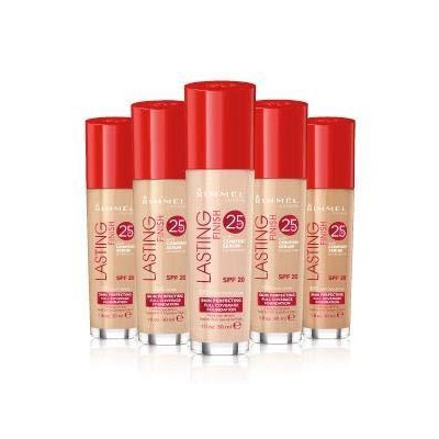 1 - Rimmel Lasting Finish 25H Foundation With Comfort Serum, 203 True Beige, 30ml