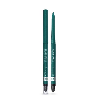 1 - Rimmel Exaggerate Waterproof Eye Definer eyeliner 5 g Crema 250 Emerald Sparkle
