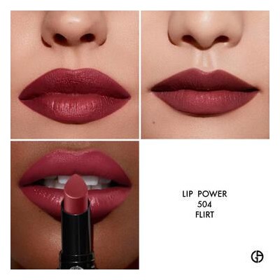 2 - Giorgio Armani Lip Power 504 Flirt 3.1g
