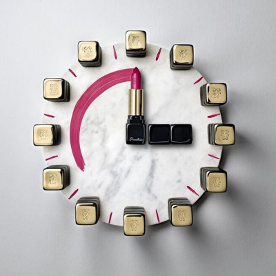 1 - Guerlain KissKiss Le Rouge Crème Galbant, 373 Raspberry Kiss 3.5 g