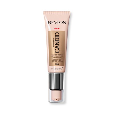 1 - Revlon PhotoReady Candid Natural Finish Anti-Pollution Foundation 350 Natural Tan 22ml