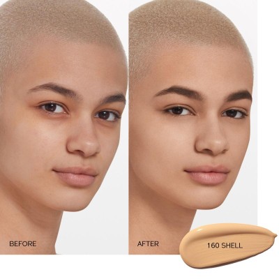 1 - Shiseido Synchro Skin Self-Refreshing Foundation, 160 Shell
