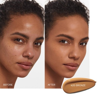 1 - Shiseido Synchro Skin Self-Refreshing Foundation, 420 Bronze