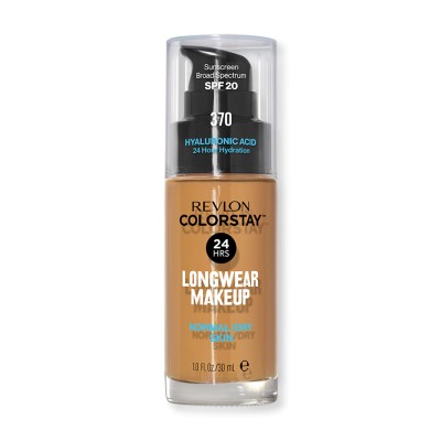 1 - Revlon ColorStay Longwear Makeup for Normal/Dry Skin, SPF 20 370 Toast 30 ml