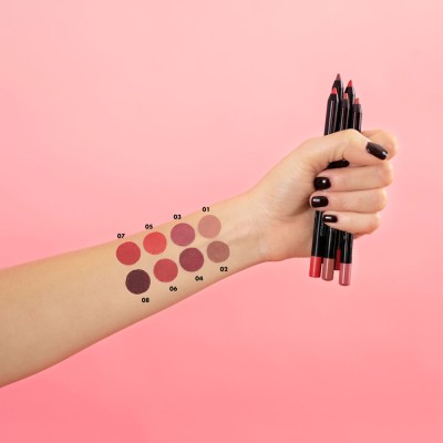 1 - Deborah Milano 2in1gel Pencil Contour&Color Deep Cherry 8 1.3g