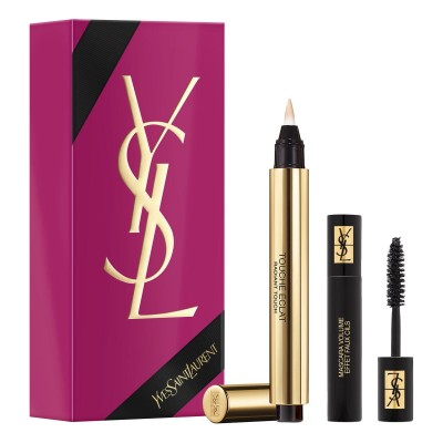 1 - Yves Saint Laurent Coffret 2020 Touche Eclat 2ml + Volume Effect Mascara Faux Cils 2ml