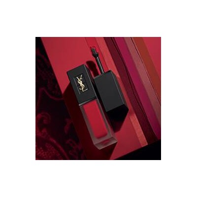 1 - Yves Saint Laurent Tatouage Couture Velvet Cream Liquid 206 Club Bordeaux Opaco