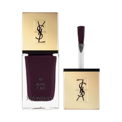 1 - Yves Saint Laurent La Laque Couture №40 Sepia 7th Art