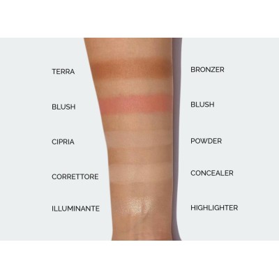 1 - PUPA Milano Never Without Palette 001 Light Skin 15.2g