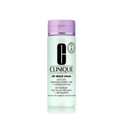 1 - Clinique All-in-One Cleansing Micellar Milk + Makeup Remover (Pelle Tipo I/II), 200ml