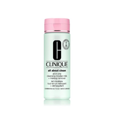 1 - Clinique All-in-One Cleansing Micellar Milk + Makeup Remover, (Skin Types 3 & 4), 200ml