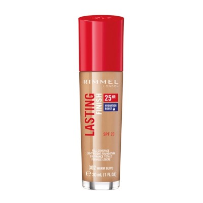 1 - Rimmel Lasting Finish 25H 302 Warm Olive 30ml