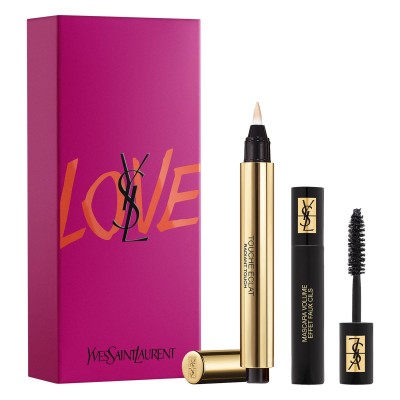 1 - Yves Saint Laurent Touche Eclat Le Stylo Set 2021: Touche éclat N°2 + Mini mascara volume effet faux cils