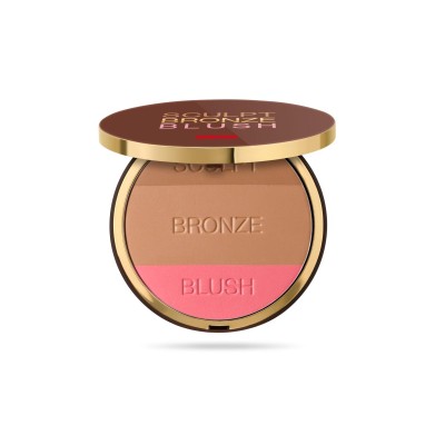 1 - PUPA Milano Sculpt Bronze Blush 001 Light Skin 30g