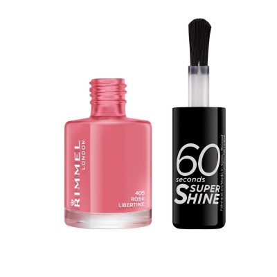 1 - Rimmel 60 Seconds Super Shine 405 Rose Libertine 8ml