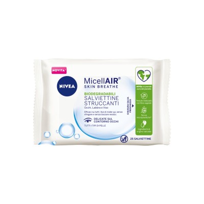 1 - NIVEA MICELLAIR Makeup cleansing wipes