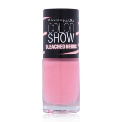 1 - Maybelline Color Show Bleached Neon nail polish Pink