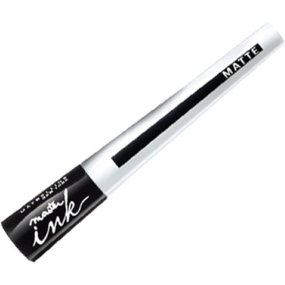 1 - Maybelline Eyeliner Liquido Master Ink, Finish Effetto Matte, Nero, 10, 5 ml